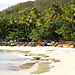 LES BATEAUX DES PECHEURS A MUSTIQUE